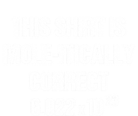 Funny Mole Day Chemistry Quote This Is Molitically Correct Funny Gift Women's Long Sleeve Flannel Pajama Set 