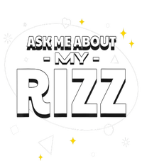 Ask Me About My Rizz I Got That W Rizz Funny Ironic Meme Cooling Performance Long Sleeve Crew