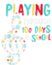 100 Days Of School Playing Music Teacher Cool Student T-Shirt