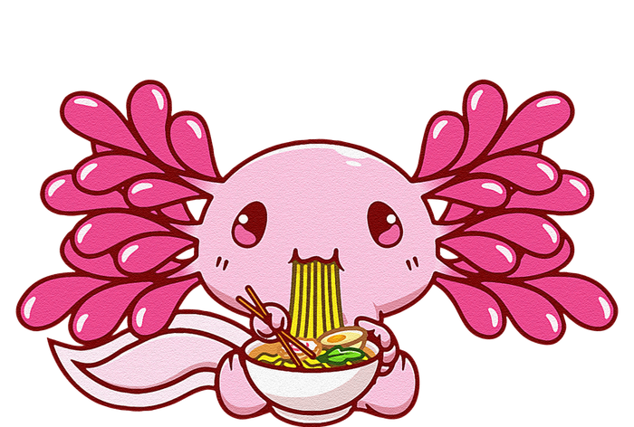 Ra Axolotl Kawaii Anime Japanese Food  Dry Zone Grid Polo