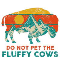 Do Not Pet The Fluffy Cows Funny Bison National Park Baby Bodysuit