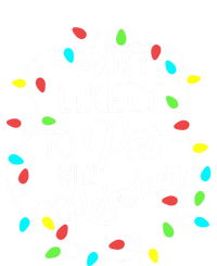 Most Likely To Pet The Reindeer Funny Sarcastic Cool Gift Coaster