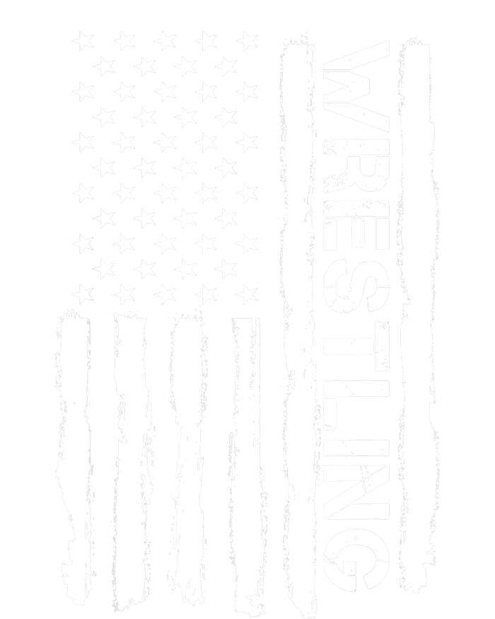 American Flag Wrestling Lovers Sport Fans T-Shirt