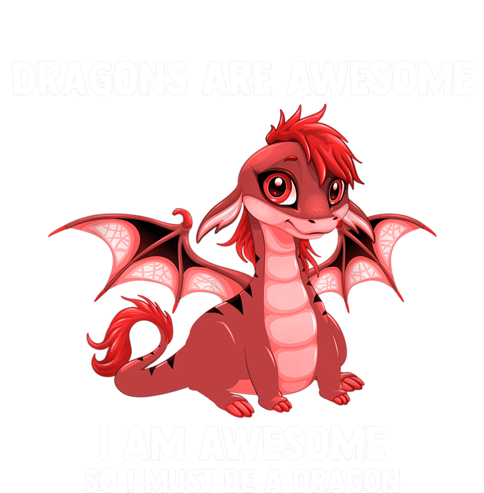 Dragons Dragons Are Awesome I'm A Dragon Girls T-Shirt