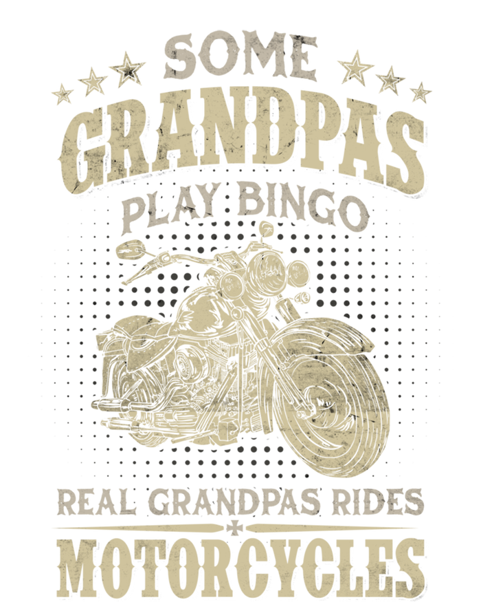 Some Grandpas Play Bingo Real Grandpas Ride Motorcycles Gift Tote Bag