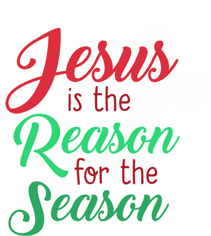 Jesus Is The Reason For The Season Christian Christmas Quote Gift Ladies Long Sleeve Shirt