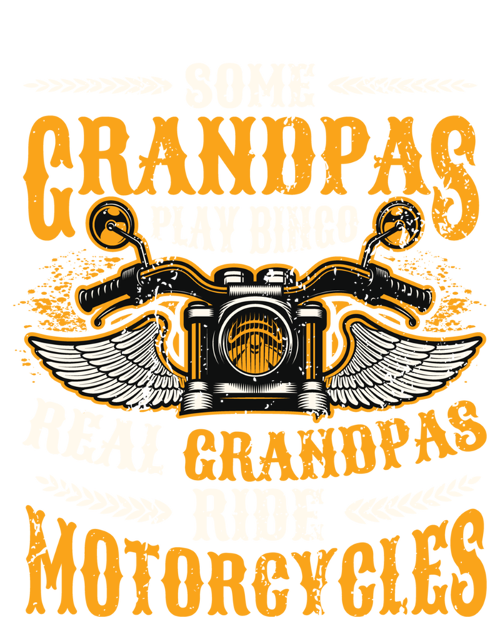 Some Grandpas Play Bingo Real Grandpas Ride Motorcycles Gift Valucap Bio-Washed Visor