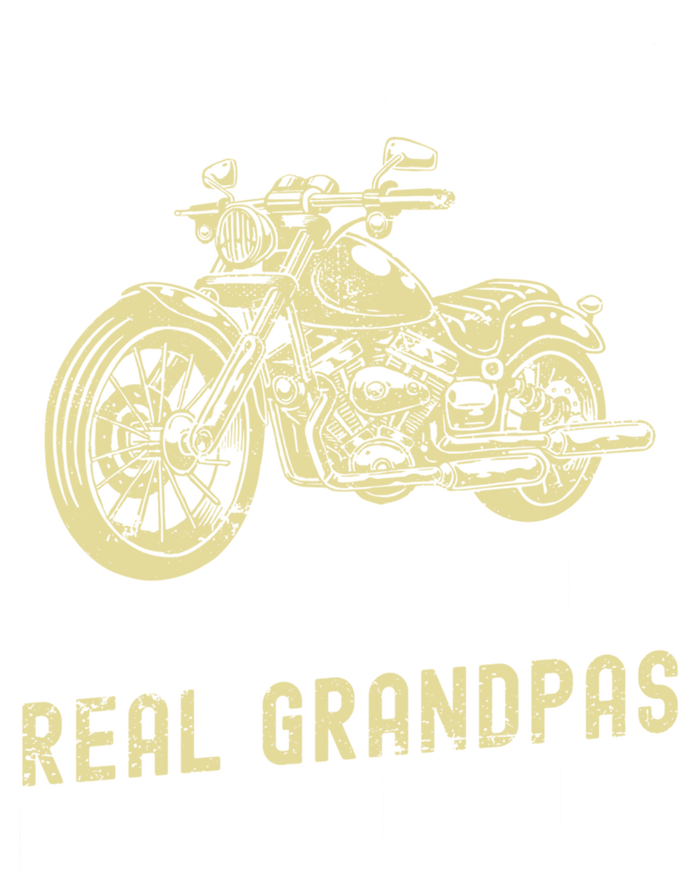 Some Grandpas Play Bingo Real Grandpas Ride Motorcycles Gift Insulated Varsity Jacket