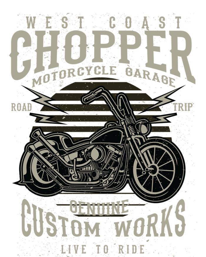 West Coast Chopper Motorcycle Garage Funny Gift T-Shirt