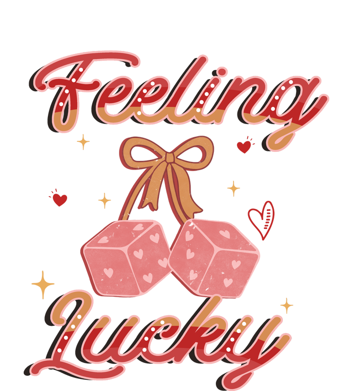 Feeling Lucky Retro Valentine's Day Gift T-Shirt