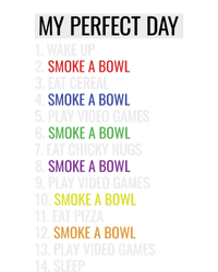 My Perfect Day Funny Weed Video Game Gift Kids Long Sleeve Shirt