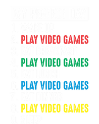 My Perfect Day Video Games Funny Gift Coaster