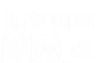 My Perfect Day Video Games Gift Funny Cool Gamer Tee Gift Great Gift Sustainable Knit Beanie