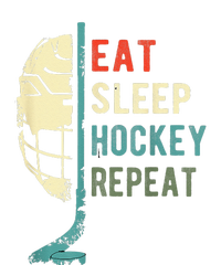 Eat Sleep Hockey Repeat Hockey Funny Ice Hockey Toddler T-Shirt