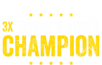 Fantasy Football 3 Time Winner Champ Champion Gift Kids Sweatshirt