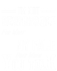 I'm Not Responsible For What My Face Does When You Talk Gift Zip Tote Bag