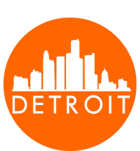 Detroit Simple Orange Logo Front And Back 25L Jumbo Tote