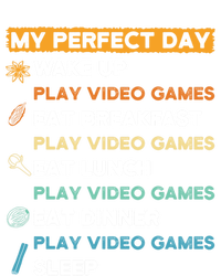 My Perfect Day Video Games For Gamers Gift Full-Length Apron With Pockets