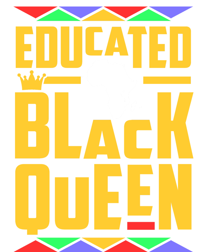 Educated Black Queen History Month African Woman Full Zip Hoodie