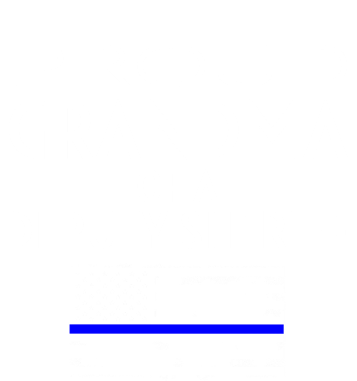 Proud Deputy Sheriff Grandma Grandmother Grandmom Granny Gift V-Neck T-Shirt