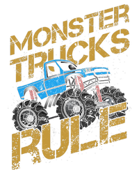 Monster Trucks Rule Jam Birthday Boy Monster Truck Gift T-Shirt