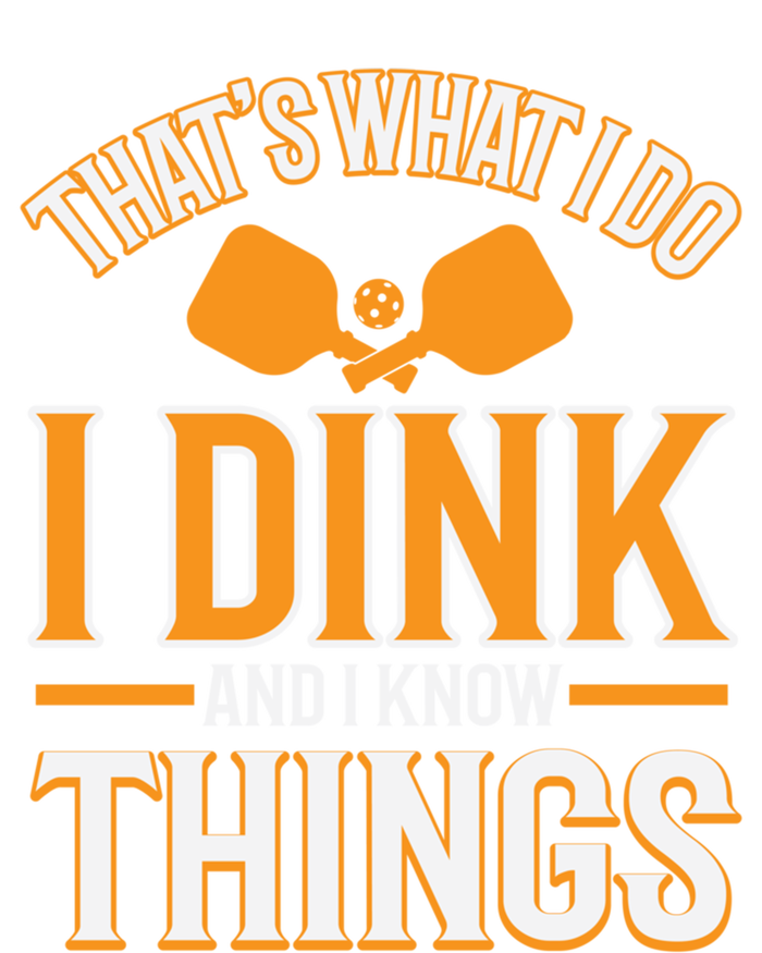 I Dink And I Know Things Funny Pickleball Gift Kids Hoodie