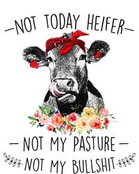 Funny Not Today Heifer Floral Farmer Cute Heifer PosiCharge Competitor Tank