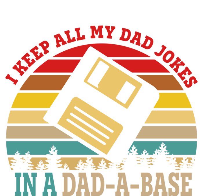 I Keep All My Dad Jokes In A Dadgiftagiftbase Vintage Fathers Day Gift Valucap Bio-Washed Visor