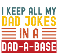 I Keep All My Dad Jokes In A Dadgiftagiftbase Vintage Fathers Day Cool Gift Toddler Hoodie