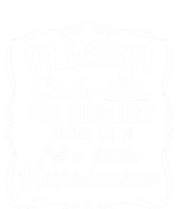 Alaska Girls Are Sunshine Mixed With A Little Hurricane Cool Gift Mesh Reversible Basketball Jersey Tank