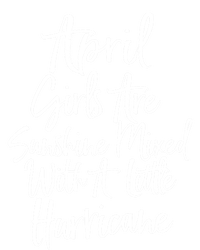 April Girls Are Sunshine Mixed With A Little Hurricane Cute Gift Tank Top