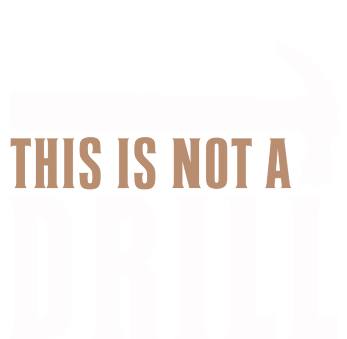 This Is Not A Drill Funny Hammer Pun Dad Joke Cute Gift Softstyle Adult Sport Polo