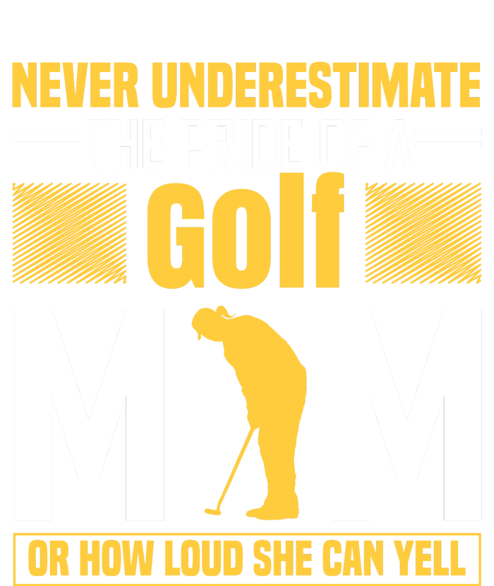 Never Underestimate The Pride Of A Golf Mom Magnet