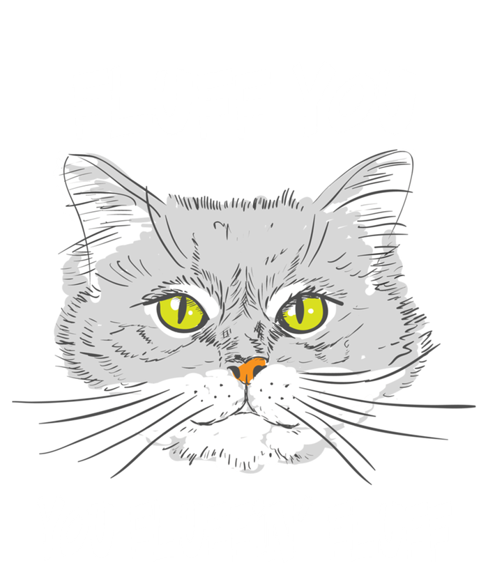 Cats 365 Fluff You You Fluffin' Fluff Funny Cat Kitten Gift Ladies Long Sleeve Shirt