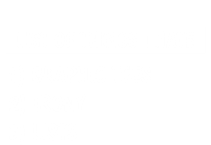 List Of Things I Hate Graphic Tees Irony Lists Cute Gift Women's Long Sleeve Flannel Pajama Set 