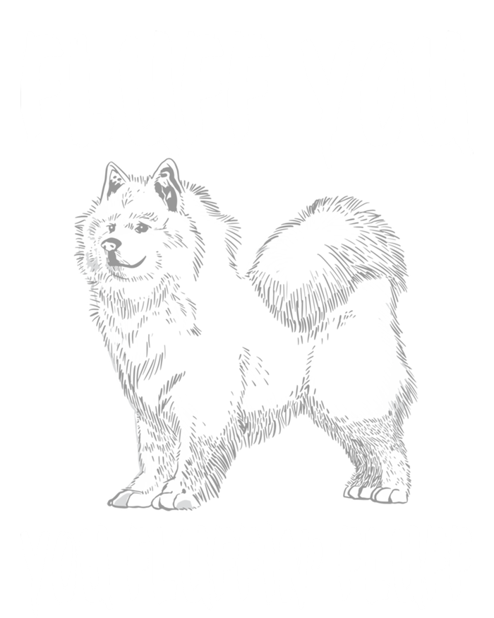 Fluff You Fluffin Fluff Samoyed Dog Joke Pet Humor Gift Ladies Essential Flowy Tank