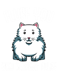 Fluff You You Fluffin Fluff Funny Cat Lover Meowing Cute Cute Gift Stripe Pom Pom Beanie