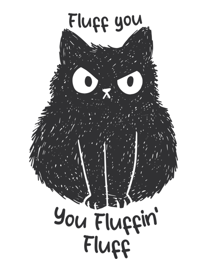 Fluff You You Fluffin Fluff Funny Cat Gift T-Shirt