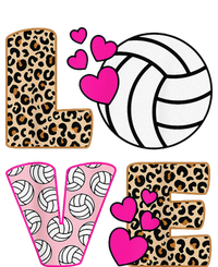 Cute Love Volleyball Leopard Print  Ladies Volleyball PosiCharge Competitor Tank