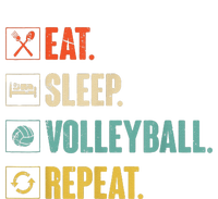 Eat Sleep Volleyball Repeat Vintage Volleyball Cooling Performance Long Sleeve Crew