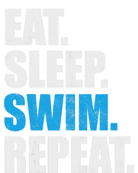 Eat Sleep Swim Repeat Adult ChromaSoft Performance T-Shirt