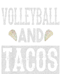 Volleyball and Tacos Funny Taco Distressed Foodie Long Sleeve Shirt