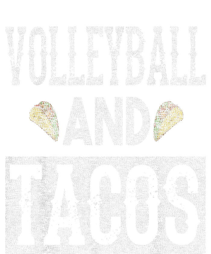 Volleyball and Tacos Funny Taco Distressed Foodie Long Sleeve Shirt