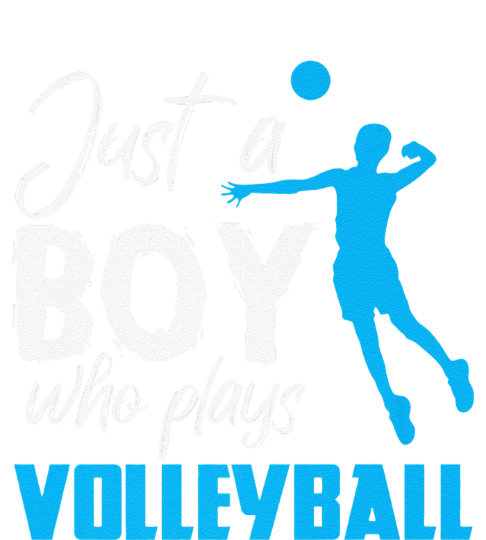 Volleyball Player funny Just A  Who Plays Volleyball Flat Bill Trucker Hat