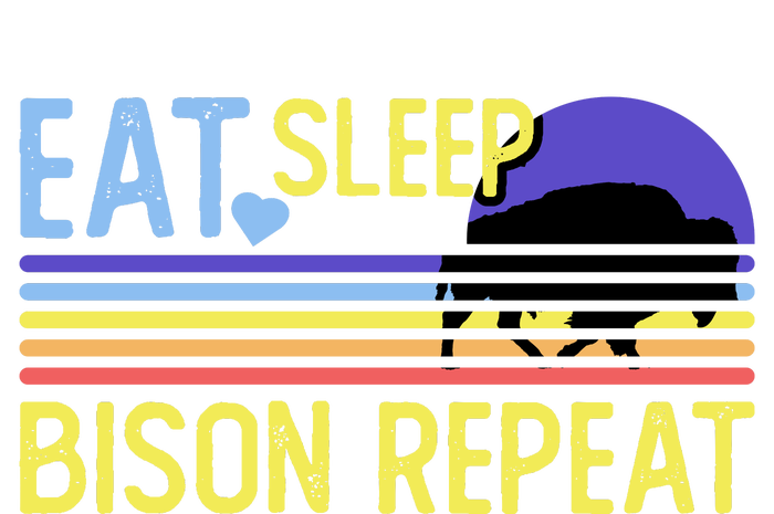 Eat Sleep Bison Repeat Canvas