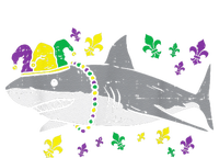 Jester Shark Animal Lover Funny Mardi Gras Carnival T-Shirt