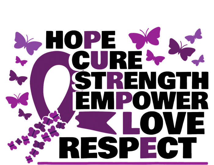 Epilepsy Warrior Purple Ribbon Butterfly Crop Fleece Hoodie