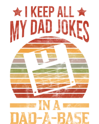 I Keep All My Dad Jokes In A Dadgiftagiftbase Vintage Dad Father Gift T-Shirt