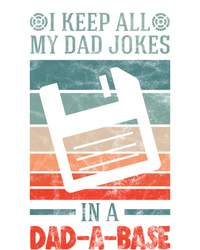 I Keep All My Dad Jokes In A Dadfunny Giftafunny Giftbase Vintage Dad Father Fun Full-Length Apron With Pockets