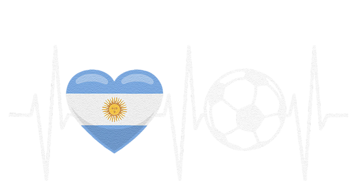 Funny Soccer Fan Heartbeat Argentines vintage Tall Hoodie